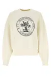 Palm Angels Cotton College Hoodie With Print In Beige O Tan