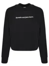 Palm Angels Sweatshirts In Black