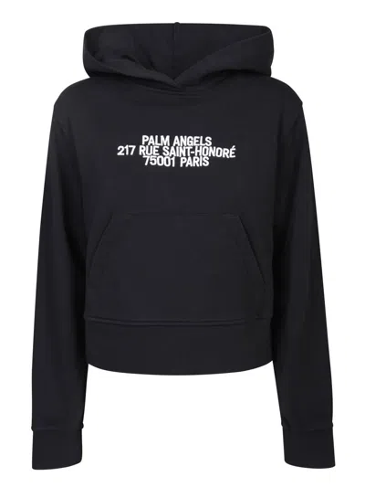 Palm Angels Jackets And Vests In Blackwhit