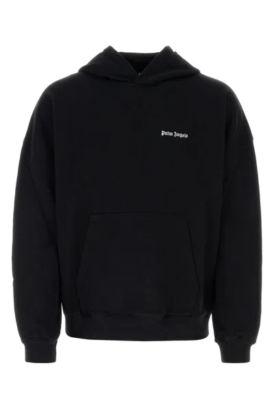 Palm Angels Sweatshirts In Blackwhit