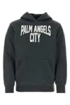 Palm Angels Hoodies Sweatshirt In Grey