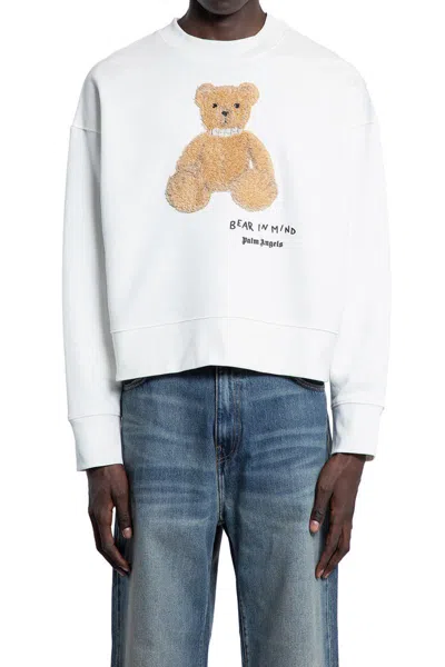 Palm Angels Sweatshirts In White