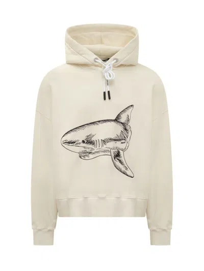 Palm Angels Sweatshirts In White