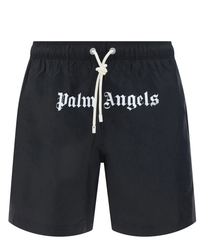 Palm Angels Swim Shorts In Blue