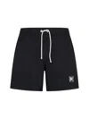 Palm Angels Swim Shorts In Black