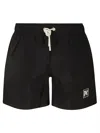 Palm Angels Boxer Costume With Logo In Black