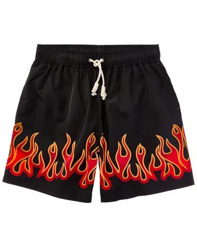 Palm Angels Man Swim Trunks Black Size S Polyester