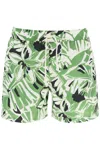 Palm Angels Floral-print Drawstring Swim Shorts In Multicolor