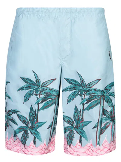 Palm Angels Swimwear In Blue