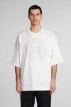 Palm Angels Pa City Logo-print T-shirt In Beige