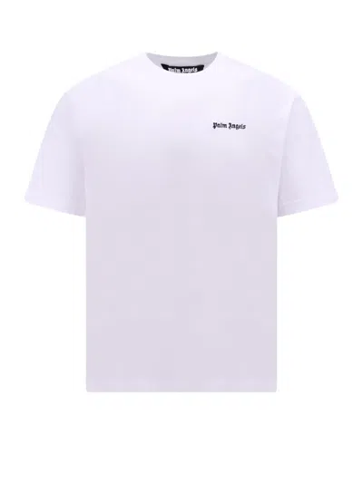 Palm Angels T-shirt In Bianco/nero