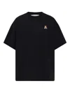 Palm Angels T-shirt With A Distinctive Teddy Bear Motif In Black