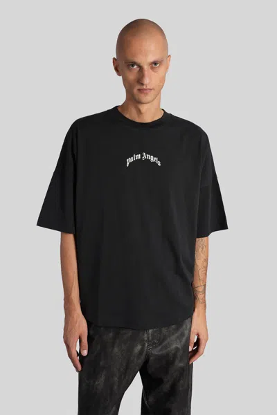 Palm Angels Black Cotton T-shirt