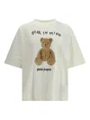 Palm Angels Bear In Mind T-shirt In Cotton In White