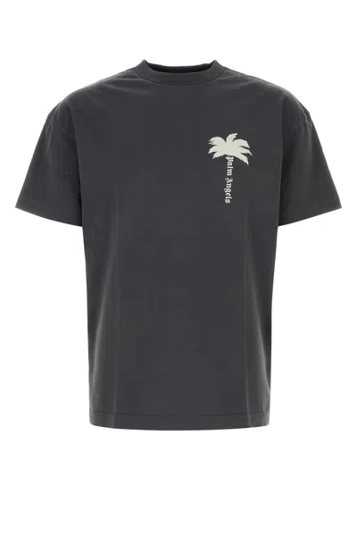 Palm Angels T-shirt-l Nd  Male In Black