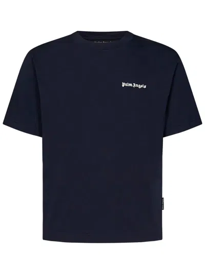 Palm Angels Black Cotton Oversize T-shirt