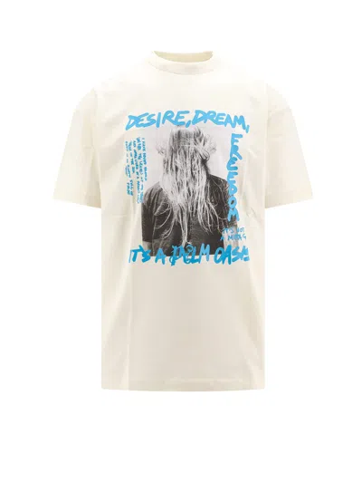 Palm Angels T-shirt In Off White