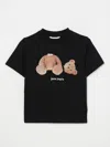 Palm Angels Bear T-shirt In Black