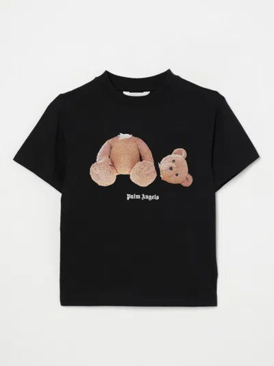 PALM ANGELS T-SHIRT PALM ANGELS KIDS COLOR BLACK,429501002