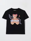 Palm Angels Devil Bear Short-sleeve Cotton-jersey T-shirt 4-12+ Y In Black