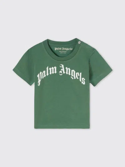 Palm Angels Babies' T-shirt  Kids Kids Color Green