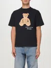 Palm Angels Bear In Mind Reg Tee In Black