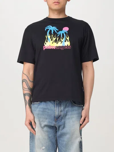 PALM ANGELS T-SHIRT PALM ANGELS MEN COLOR BLACK,G73971002