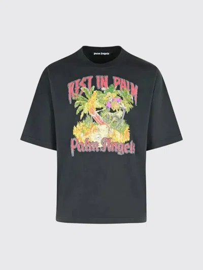 Palm Angels Rest In Palm Loose T-shirt In Black