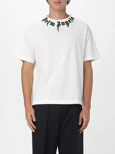 PALM ANGELS T-SHIRT PALM ANGELS MEN COLOR WHITE,H32969001