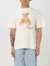 Palm Angels Bear In Mind T-shirt In Cotton In Weiss