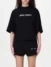 Palm Angels Cotton T-shirt In Black
