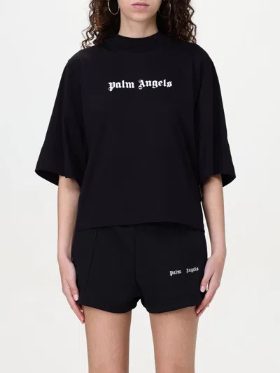 PALM ANGELS T-SHIRT PALM ANGELS WOMAN COLOR BLACK,G73976002