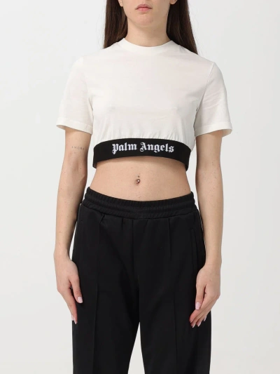 PALM ANGELS T-SHIRT PALM ANGELS WOMAN COLOR WHITE,406263001