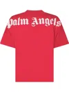 Palm Angels Classic Overlogo T-shirt S/s In Red