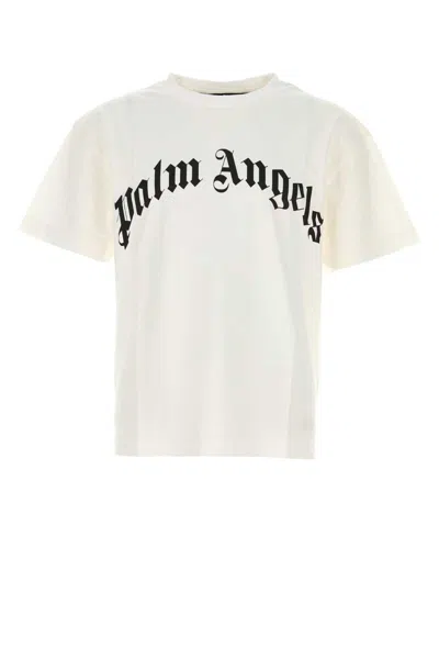 Palm Angels White Logo T-shirt