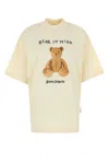 Palm Angels Ivory Cotton Oversize T-shirt In White