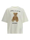 Palm Angels Graphic Print Relaxed Fit Crew Neck T-shirt In White