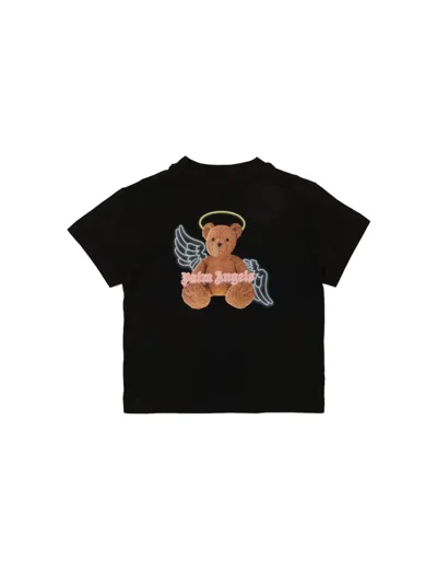 PALM ANGELS T-SHIRT WITH BEAR LOGO