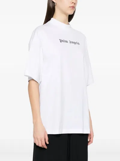 Palm Angels T-shirt With Logo In White