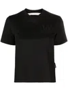 Palm Angels T-shirt Monogram In Black