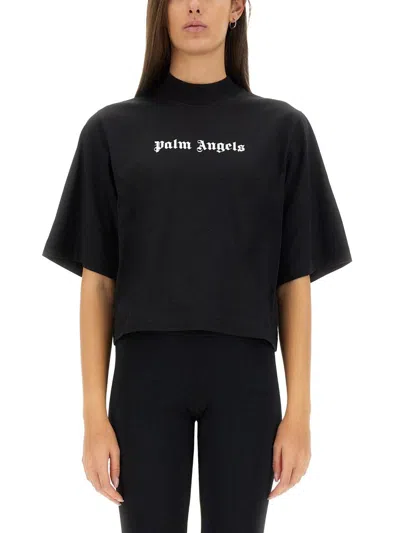 PALM ANGELS PALM ANGELS T-SHIRT WITH LOGO