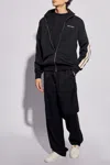 Palm Angels Track Jacket With High Collar In Black