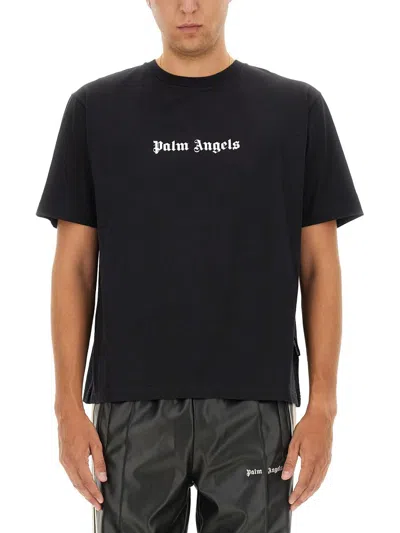 PALM ANGELS PALM ANGELS T-SHIRT WITH LOGO