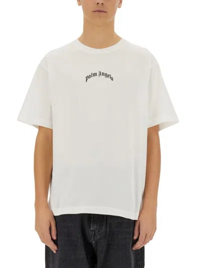 PALM ANGELS PALM ANGELS T-SHIRT WITH LOGO