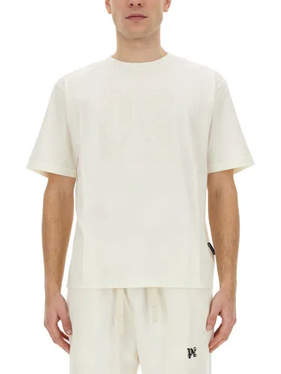 Palm Angels T-shirt With Logo In White