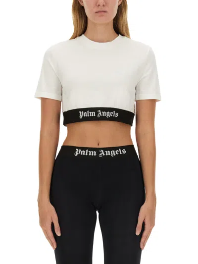 PALM ANGELS T-SHIRT WITH LOGO