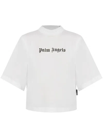 Palm Angels T-shirt With Print In White