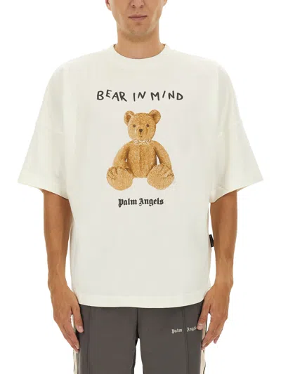 Palm Angels Men's Bear In White