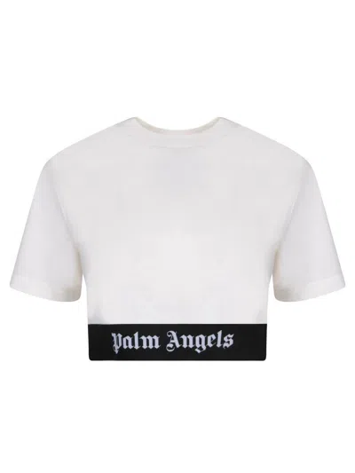 Palm Angels T-shirts In White
