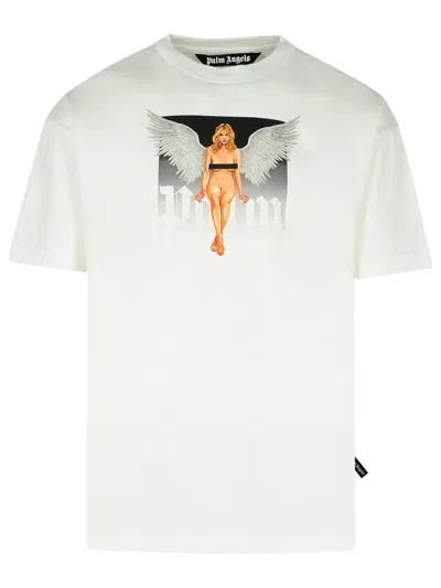 Palm Angels T-shirts And Polos In White